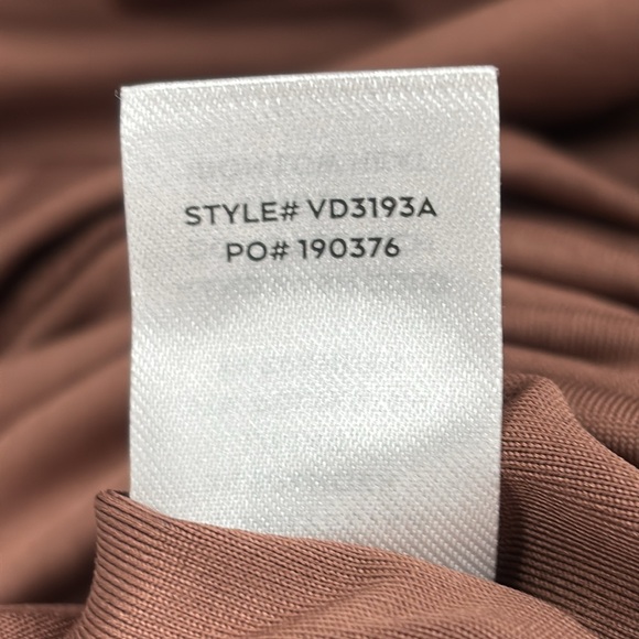 Lulus Exemplary Charm Brown Strapless Ruched Bodycon Mini Dress size L NWT - Picture 12 of 14